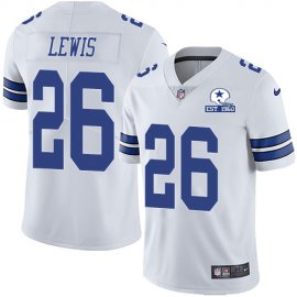 Nike Dallas Cowboys #26 Jourdan Lewis White Mens Stitched With Established In 1960 Patch NFL Vapor Untouchable Limited Jersey