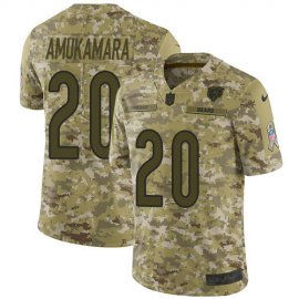 Nike Chicago Bears #20 Prince Amukamara Camo Mens Stitched NFL Limited 2018 Salute To Service Jersey