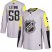 Adidas Pittsburgh Penguins #58 Kris Letang Gray 2018 All-Star Metro Division Authentic Stitched NHL Jersey