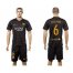 Barcelona #6 Aleix Vidal Black Soccer Club Jersey