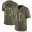Nike Green Bay Packers #10 Jordan Love Olive/Camo Youth Stitched NFL Limited 2017 Salute To Service Jersey