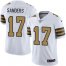 Nike New Orleans Saints #17 Emmanuel Sanders White Mens Stitched NFL Limited Rush Jersey