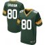 Nike Green Bay Packers #80 Jimmy Graham Green Team Color Mens Stitched NFL Elite Jersey