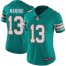 Nike Miami Dolphins #13 Dan Marino Aqua Green Alternate Womens Stitched NFL Vapor Untouchable Limited Jersey