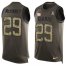 Nike New York Giants #29 Xavier McKinney Green Mens Stitched NFL Limited Salute To Service Tank Top Jersey