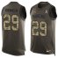 Nike Baltimore Ravens #29 Earl Thomas III Green Mens Stitched NFL Limited Salute To Service Tank Top Jersey
