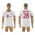 Bayern Munchen #28 Badstuber White Soccer Club Jersey