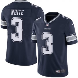 Nike Dallas Cowboys #3 Mike White Navy Blue Team Color Mens Stitched NFL Vapor Untouchable Limited Jersey