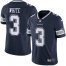 Nike Dallas Cowboys #3 Mike White Navy Blue Team Color Mens Stitched NFL Vapor Untouchable Limited Jersey