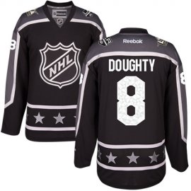 Los Angeles Kings #8 Drew Doughty Black 2017 All-Star Pacific Division Womens Stitched NHL Jersey