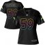 Nike Los Angeles Chargers #59 Nick Vigil Black Womens NFL Fashion Game Jersey