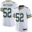 Nike Green Bay Packers #52 Clay Matthews White Mens Stitched NFL Vapor Untouchable Limited Jersey
