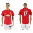 Manchester United #17 Blind Red Home Soccer Club Jersey