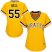 Pittsburgh Pirates #55 Josh Bell Gold Alternate Womens Stitched MLB Jersey