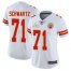 Nike Kansas City Chiefs #71 Mitchell Schwartz White Womens Super Bowl LV Bound Stitched NFL Vapor Untouchable Limited Jersey