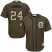 Detroit Tigers #24 Miguel Cabrera Green Salute to Service Stitched Youth MLB Jersey