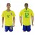 Brazil #12 Marcelo Home Soccer Country Jersey
