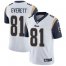 Nike Los Angeles Rams #81 Gerald Everett White Mens Stitched NFL Vapor Untouchable Limited Jersey