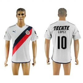Guadalajara #10 Lopez Away Soccer Club Jersey