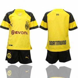 Dortmund Blank Home Kid Soccer Club Jersey