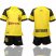 Dortmund Blank Home Kid Soccer Club Jersey