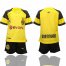 Dortmund Blank Home Kid Soccer Club Jersey