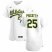 Oakland Athletics #25 Stephen Piscotty Mens Nike White Home 2020 Authentic Player MLB Jersey