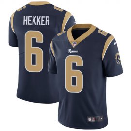 Nike Los Angeles Rams #6 Johnny Hekker Navy Blue Team Color Mens Stitched NFL Vapor Untouchable Limited Jersey