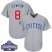 Chicago Cubs #8 Andre Dawson Grey Road 2016 World Series Champions Stitched Youth MLB Jersey
