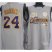 Los Angeles Lakers 24 Kobe Bryant Grey 2010 Finals Champions Jersey Cheap