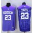 Kentucky Wildcats #23 Anthony Davis Blue Basketball Stitched NCAA Jersey