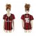 Womens AC Milan #16 Poli Home Soccer Club Jersey