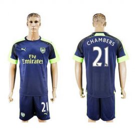 Arsenal #21 Chambers Sec Away Soccer Club Jersey