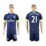 Arsenal #21 Chambers Sec Away Soccer Club Jersey