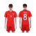 Chile #8 Vidal Home Soccer Country Jersey