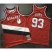 Mitchell And Ness A Bathing Ape Blazers #93 Bape Red Stitched NBA Jersey