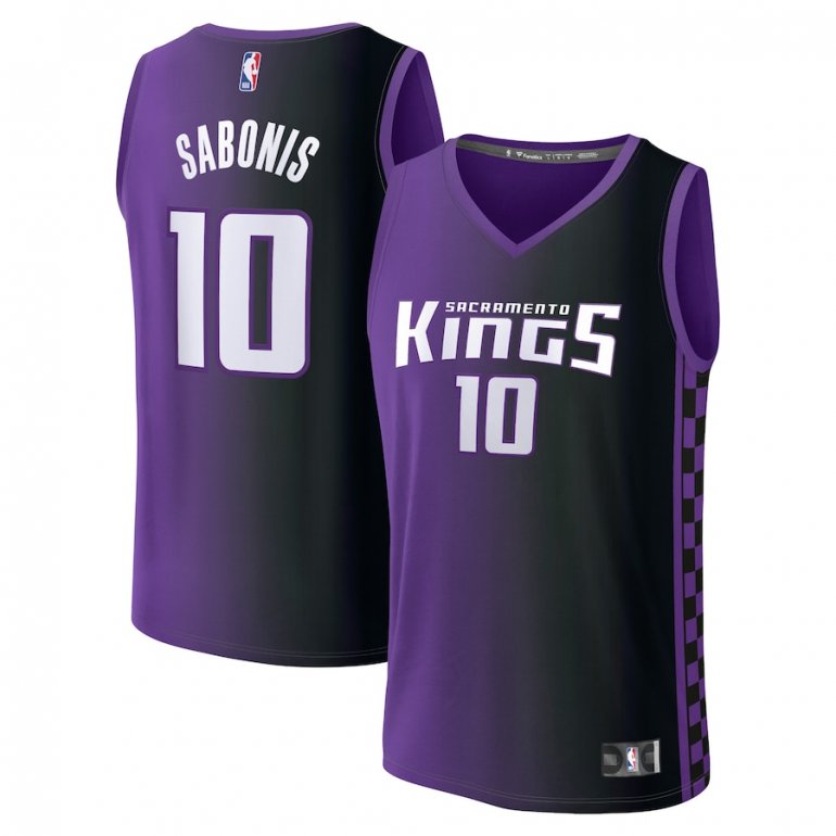 Domantas Sabonis Sacramento Kings Fanatics Branded 2023/24 Fast Break Replica Jersey – Statement Edition – Purple Domantas Sabonis Sacramento Kings Fanatics Branded 2023/24 Fast Break Replica Jersey – Statement Edition – Purple