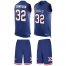 Nike Buffalo Bills #32 O. J. Simpson Royal Blue Team Color Mens Stitched NFL Limited Tank Top Suit Jersey