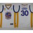 Golden State Warriors #30 Stephen Curry White Trophy Banner Champions Stitched NBA Jersey