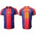 Barcelona #8 A.Iniesta Home Soccer Club Jersey