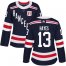 Adidas New York Rangers #13 Kevin Hayes Navy Blue Authentic 2018 Winter Classic Womens Stitched NHL Jersey
