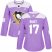 Adidas Pittsburgh Penguins #17 Bryan Rust Purple Authentic Fights Cancer Womens Stitched NHL Jersey