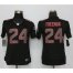 Nike Atlanta Falcons #24 Devonta Freeman Black Impact Womens Stitched NFL Limited Jersey