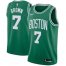 Mens Nike Boston Celtics #7 Jaylen Brown Green NBA Swingman Icon Edition Jersey