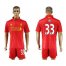 Liverpool #33 IBE Red Home Soccer Club Jersey