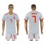 Spain #7 Morata Away Soccer Country Jersey