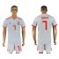 Spain #7 Morata Away Soccer Country Jersey
