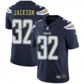 Nike Los Angeles Chargers #32 Justin Jackson Navy Blue Team Color Mens Stitched NFL Vapor Untouchable Limited Jersey