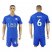 Leicester City #6 Huth Home Soccer Club Jersey