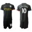 Manchester City #10 Kun Aguero Away Soccer Club Jersey